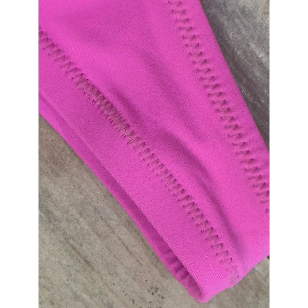 SKIMS Recycled Swim Cheeky Tanga Taffy  (SW-TAN-0783) NWT 4X Pink Bikini Bottom